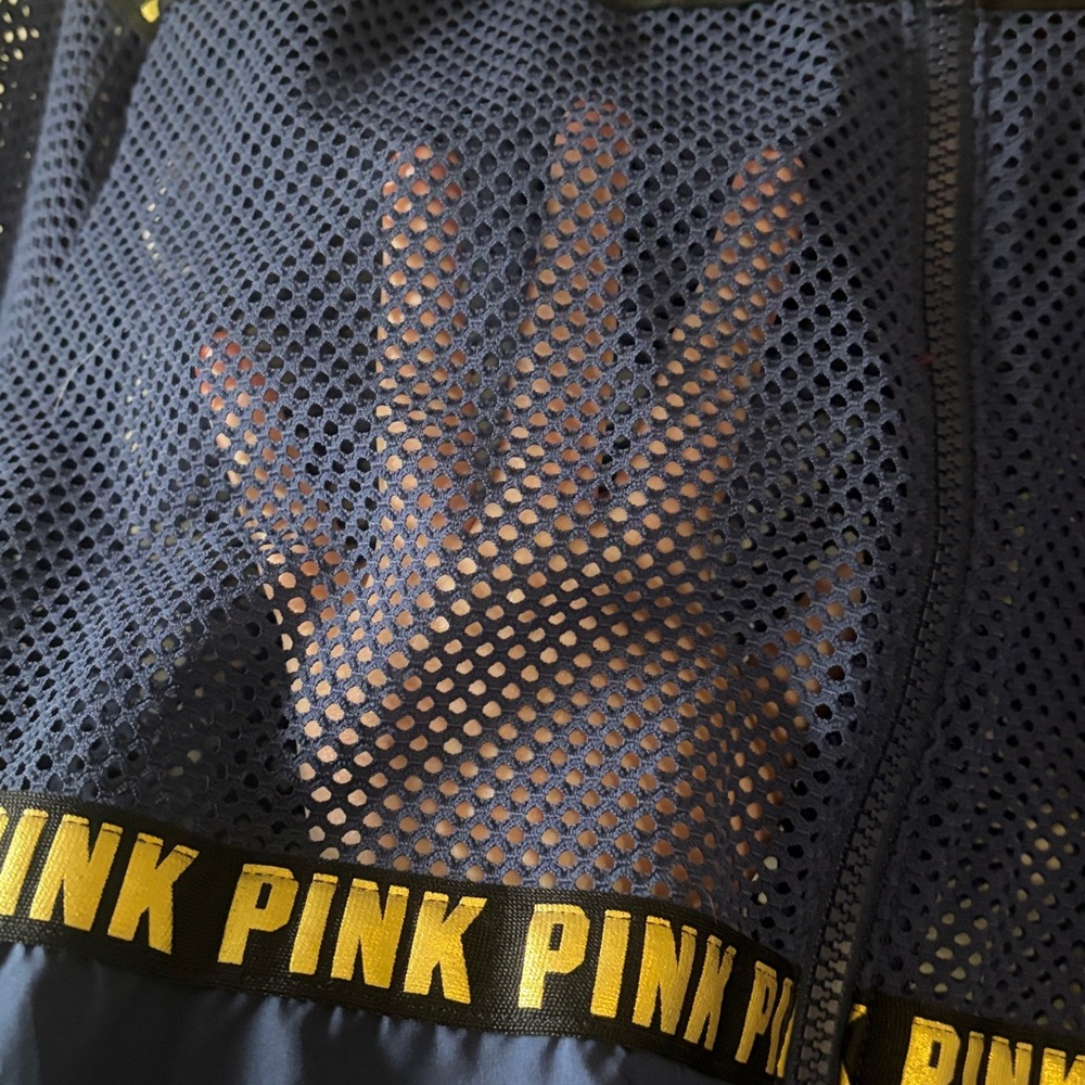Pink Mesh Windbreaker - Picture 3 of 4